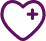 Purple heart icon