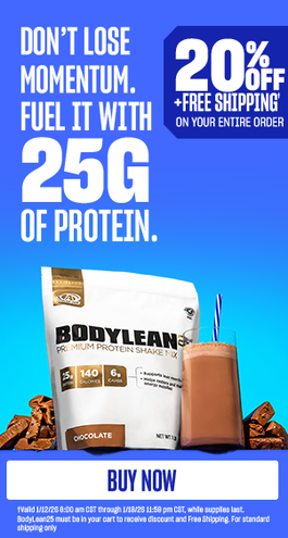 Don't Lost The Momentum Fuel it with 25g of Protein. 20% Off + Free Shipping on your Entire Order