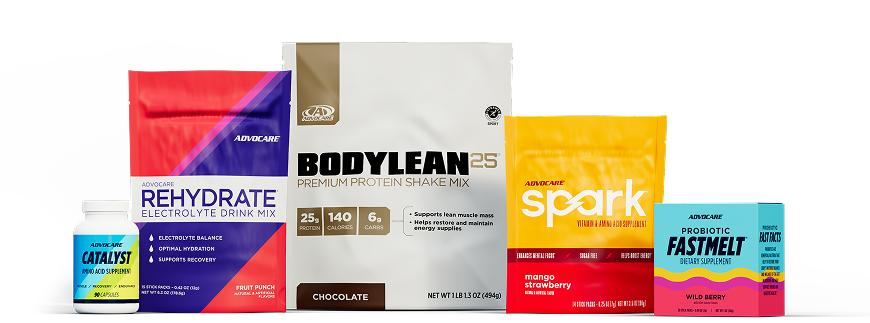 AdvoCare Catalyst, Rehydrate, BodyLean, Spark and FastMelt