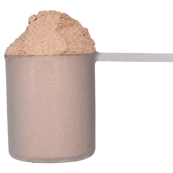 Scoop of protein powder