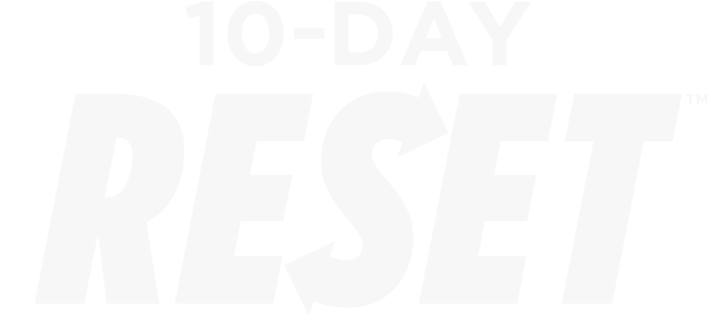 10-Day Reset logo White